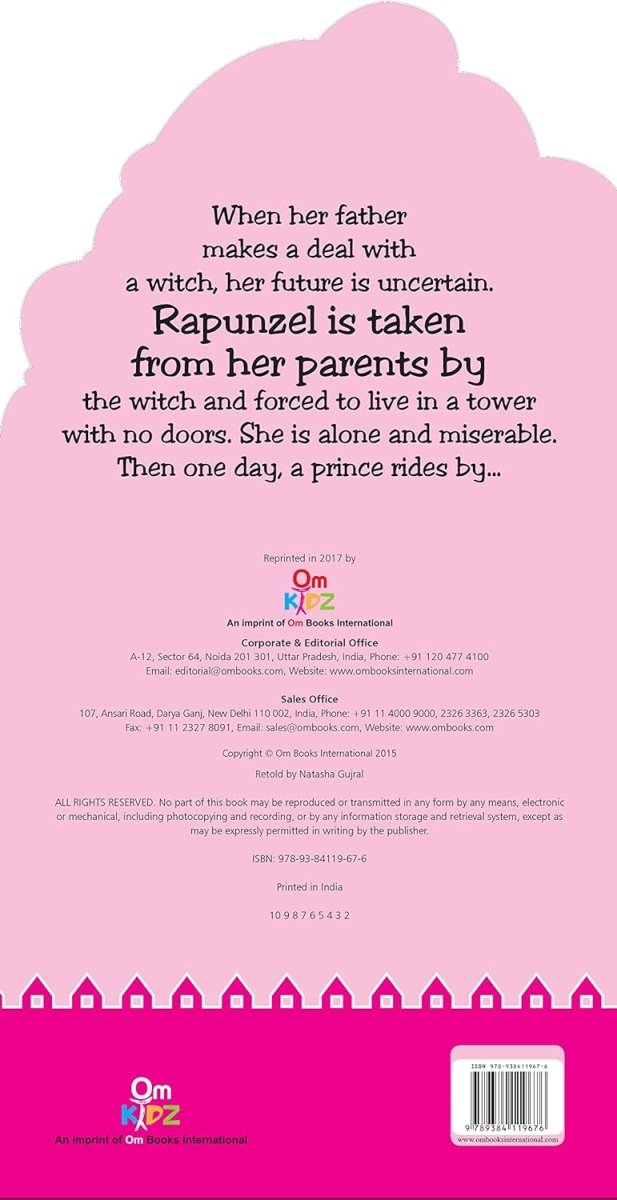 Om Books International Cutout Books: Rapunzel(Fairy Tales) - 9789384119676
