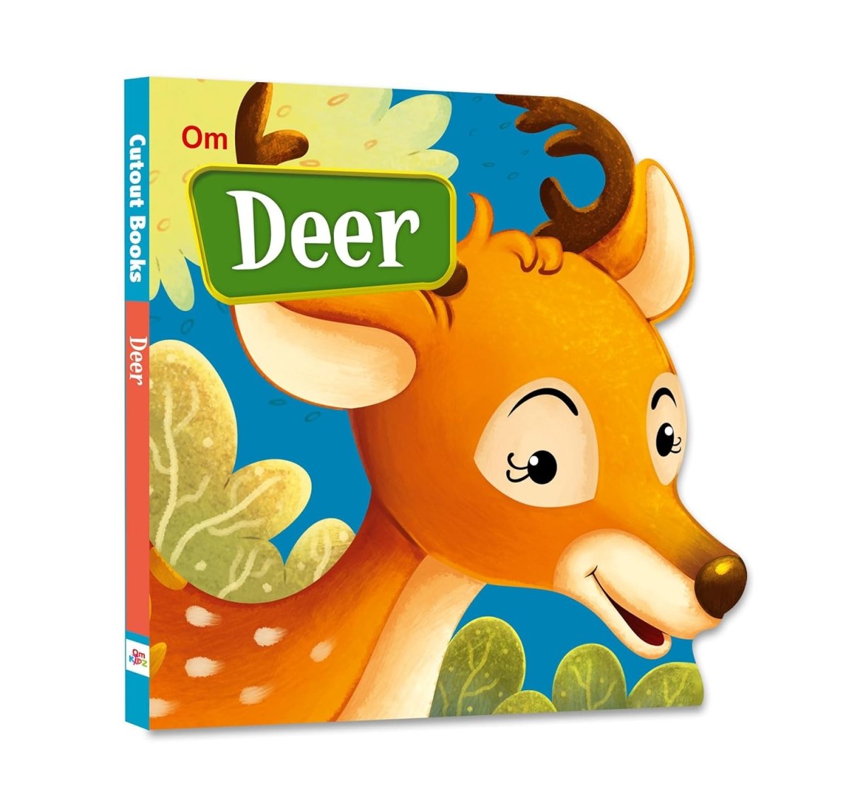 Om Books International Deer (Animals and Birds) Cutout Board book - 9789353762735