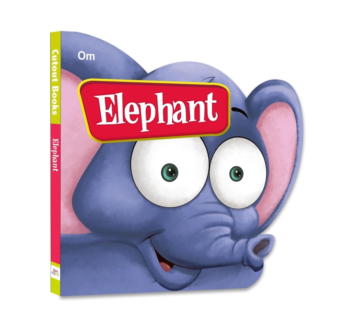 Om Books International Elephant ( Animals and Birds )- Cutout Board Books - 9789383202423