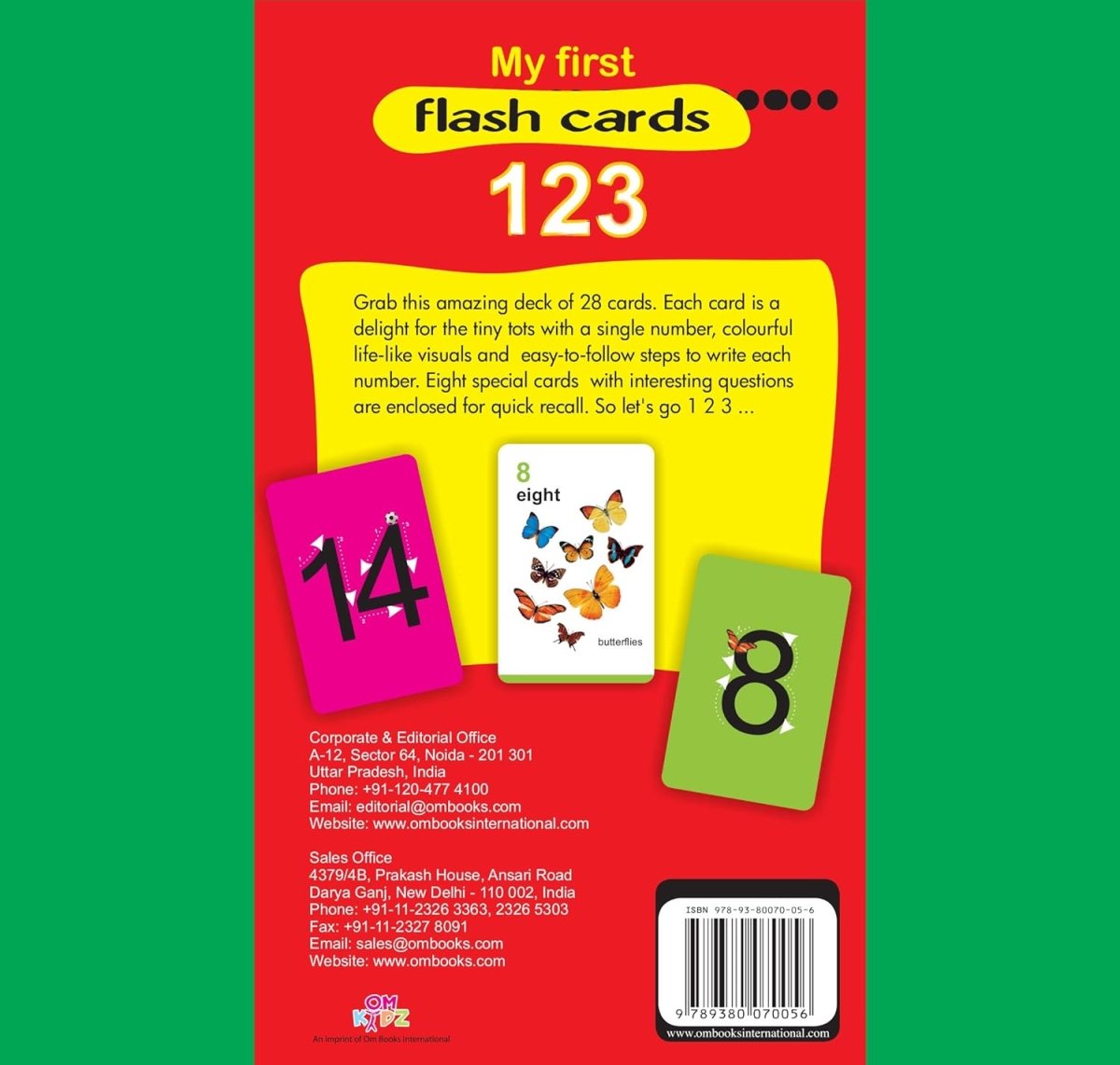 Om Books International Flash Cards: My First Flash Cards 123 - ‎ 9789380070056