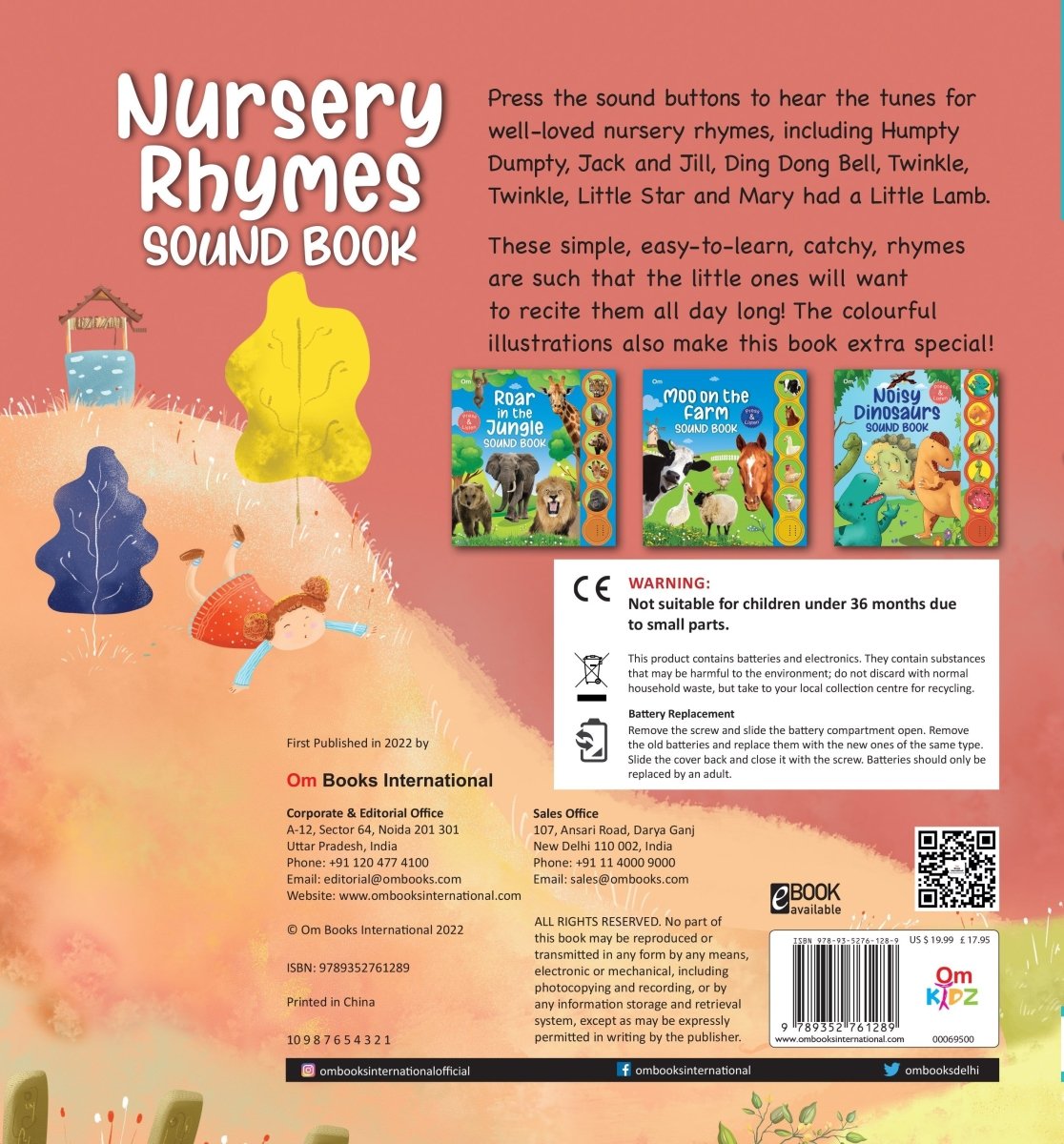 Om Books International Nursery Rhymes Sound Book - 9789352761289