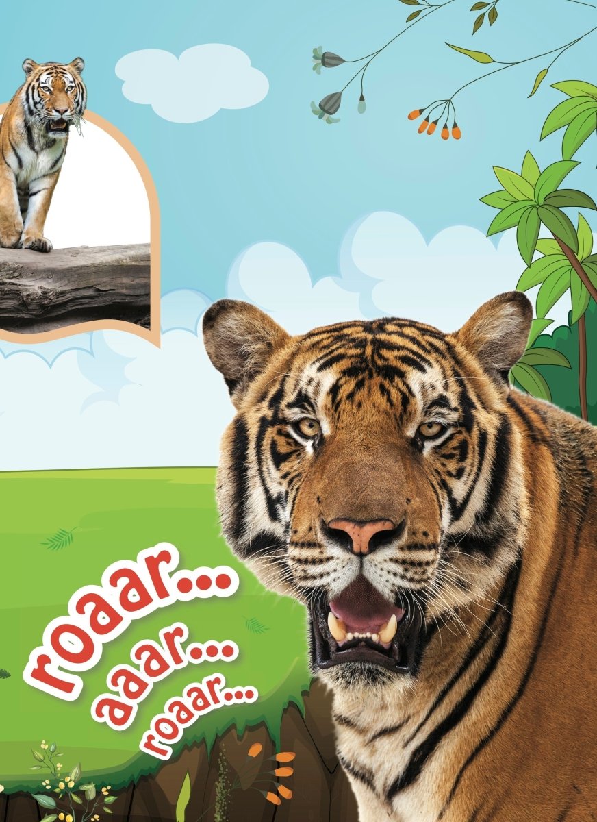 Om Books International Roar in the Jungle Sound Book ( Board book ) - 9789386410726