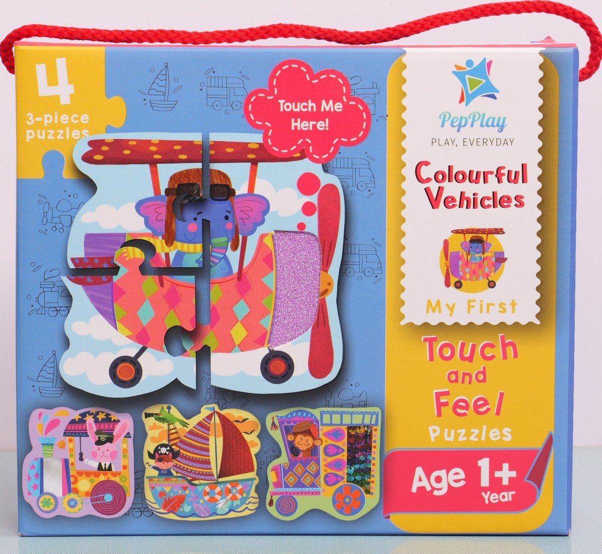 MY FIRST TOUCH & FEEL PUZZLES- VEHICLES - PP20802