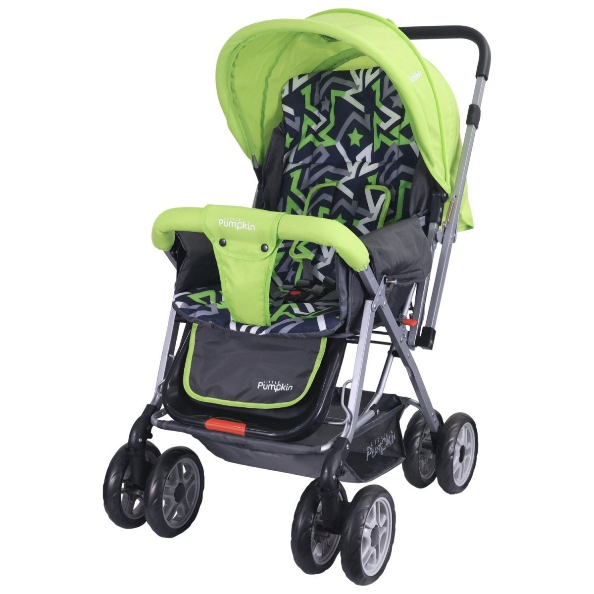 R for Rabbit Kiddie Kingdom Stroller- Green Black - Main Image