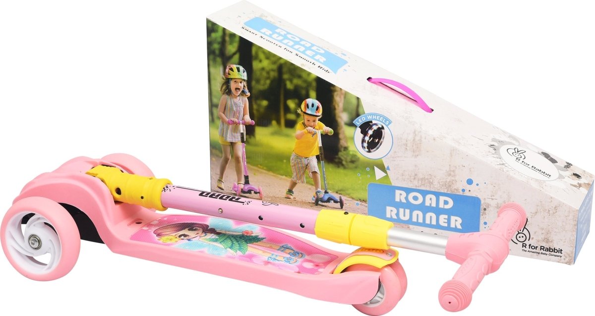 R for Rabbit Road Runner Scooter- Pink - SRRRP01
