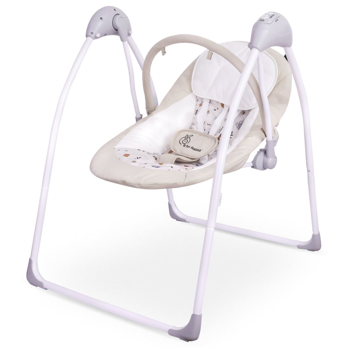 R for Rabbit Snicker Automatic Baby Swing- Beige - SWSNBE02