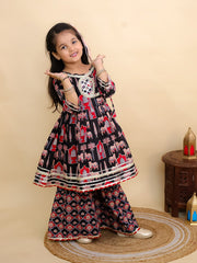 Ragini Mudra Anarkali Kurta Sharara Set