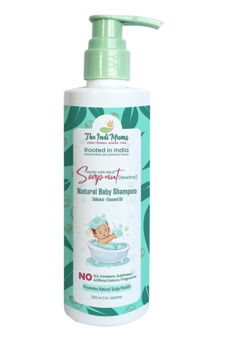 The Indi Mums Natural Baby Shampoo- 200 ML - P08