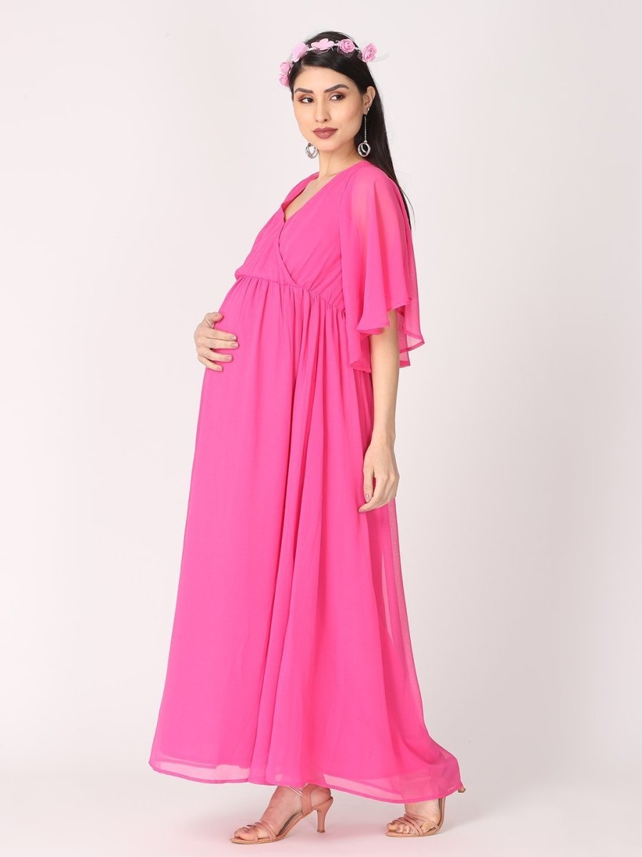 Roselette Maternity and Nursing Gown