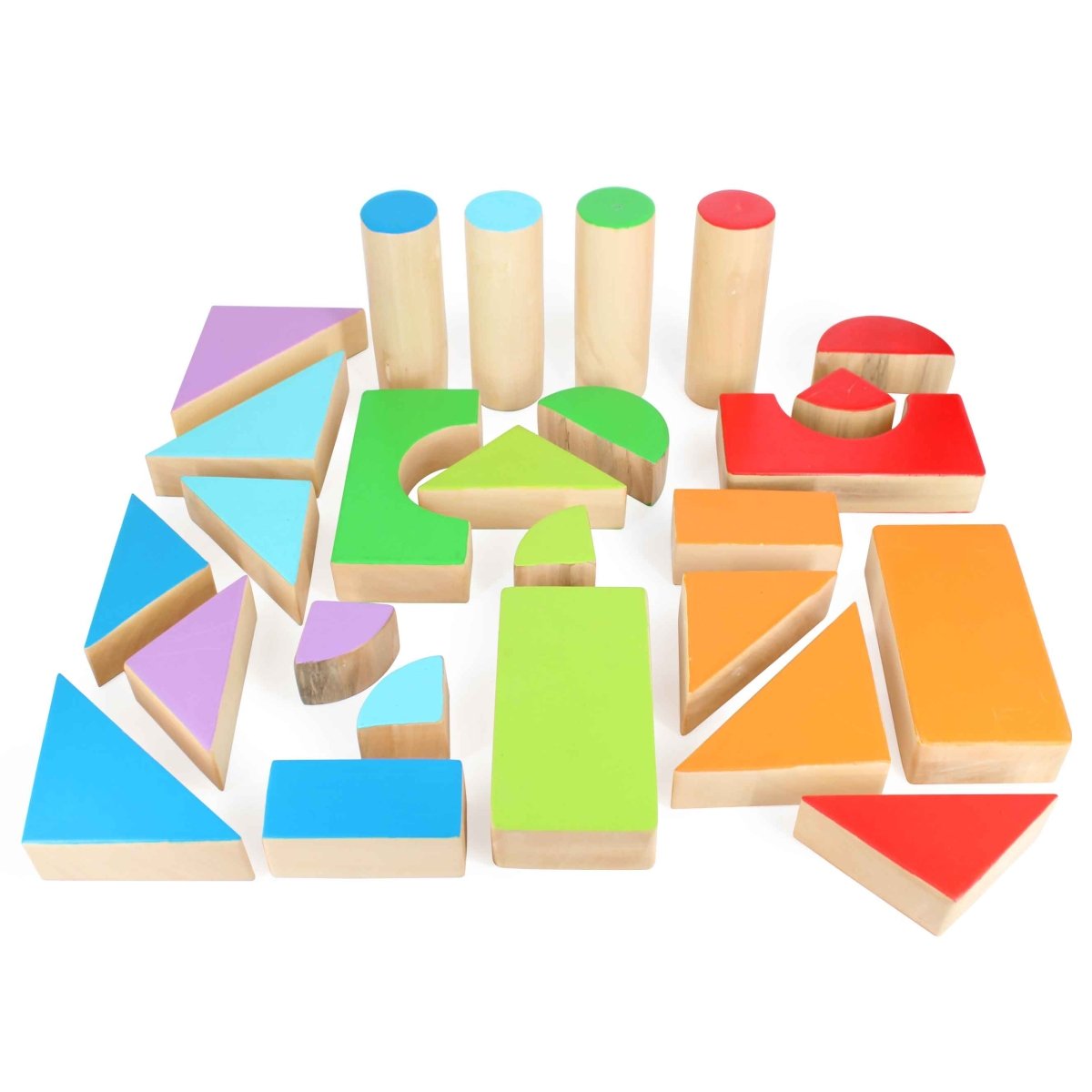 Shumee Wooden Multishape Chalk-O-Blocks Set - EXP-IN-IHD-CB-W-3yr-0033