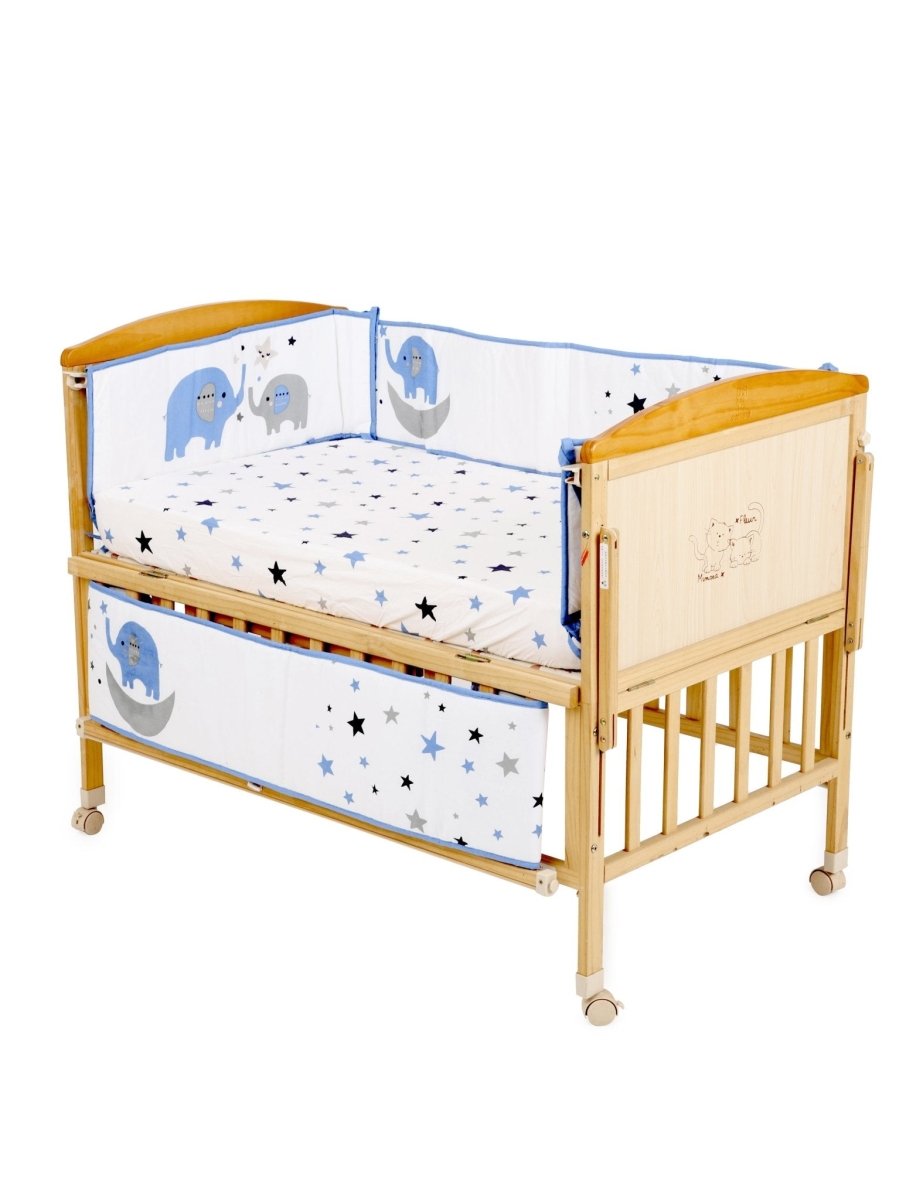 Sleep Under the Stars - 4 Section Crib Rails Protector Bumper Set - BPR-SPSR