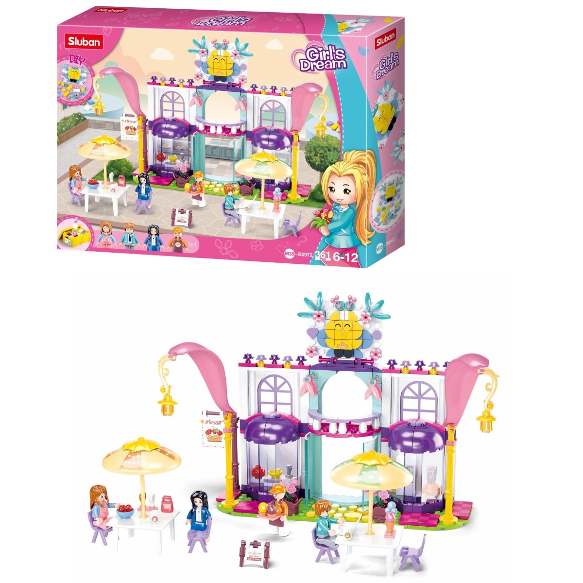 SLUBAN® Building Blocks Kit for Girls - Girls Dream Bar - M38-B0972