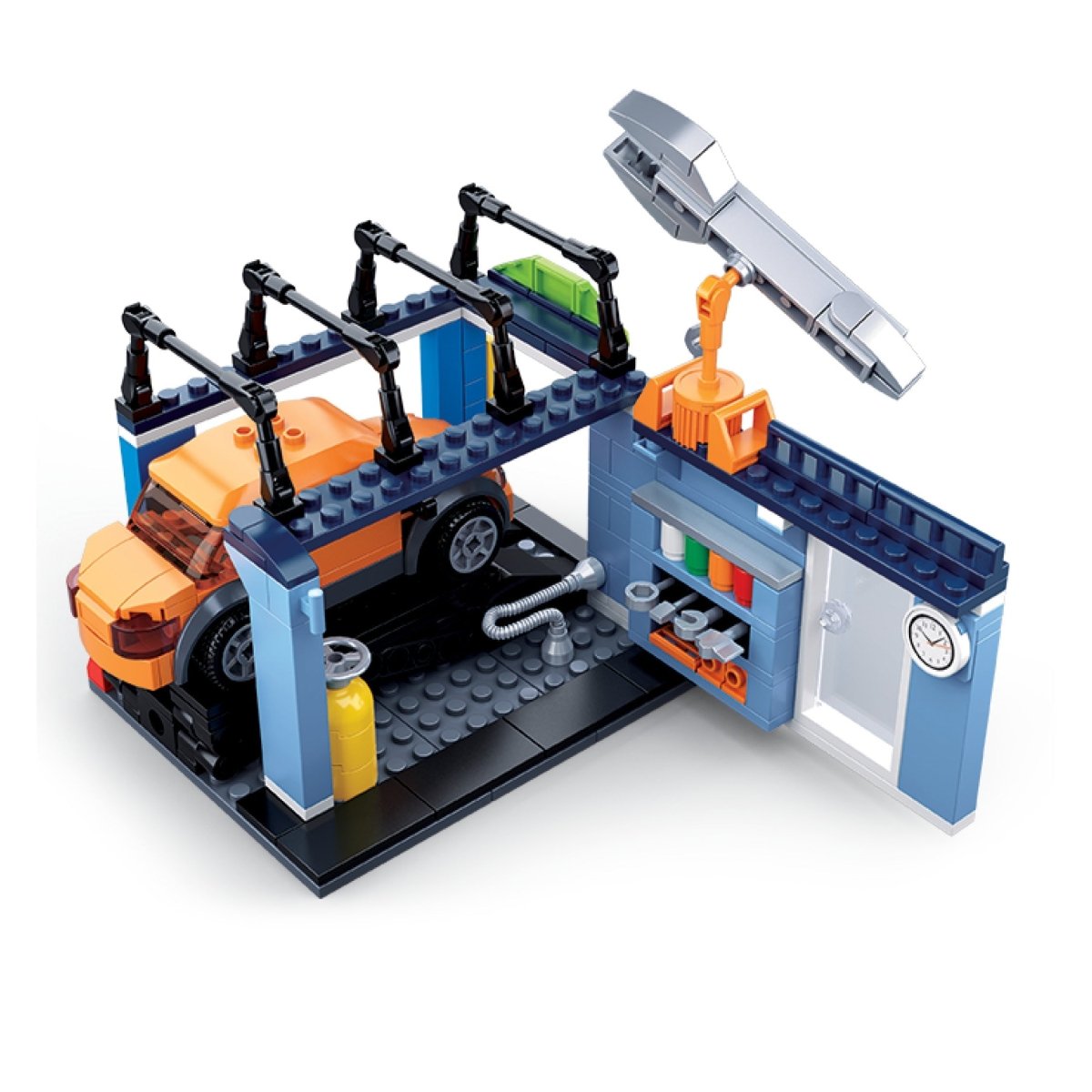 Sluban Maintenance Shop Building Blocks Kit For Boys - M38-B0759C