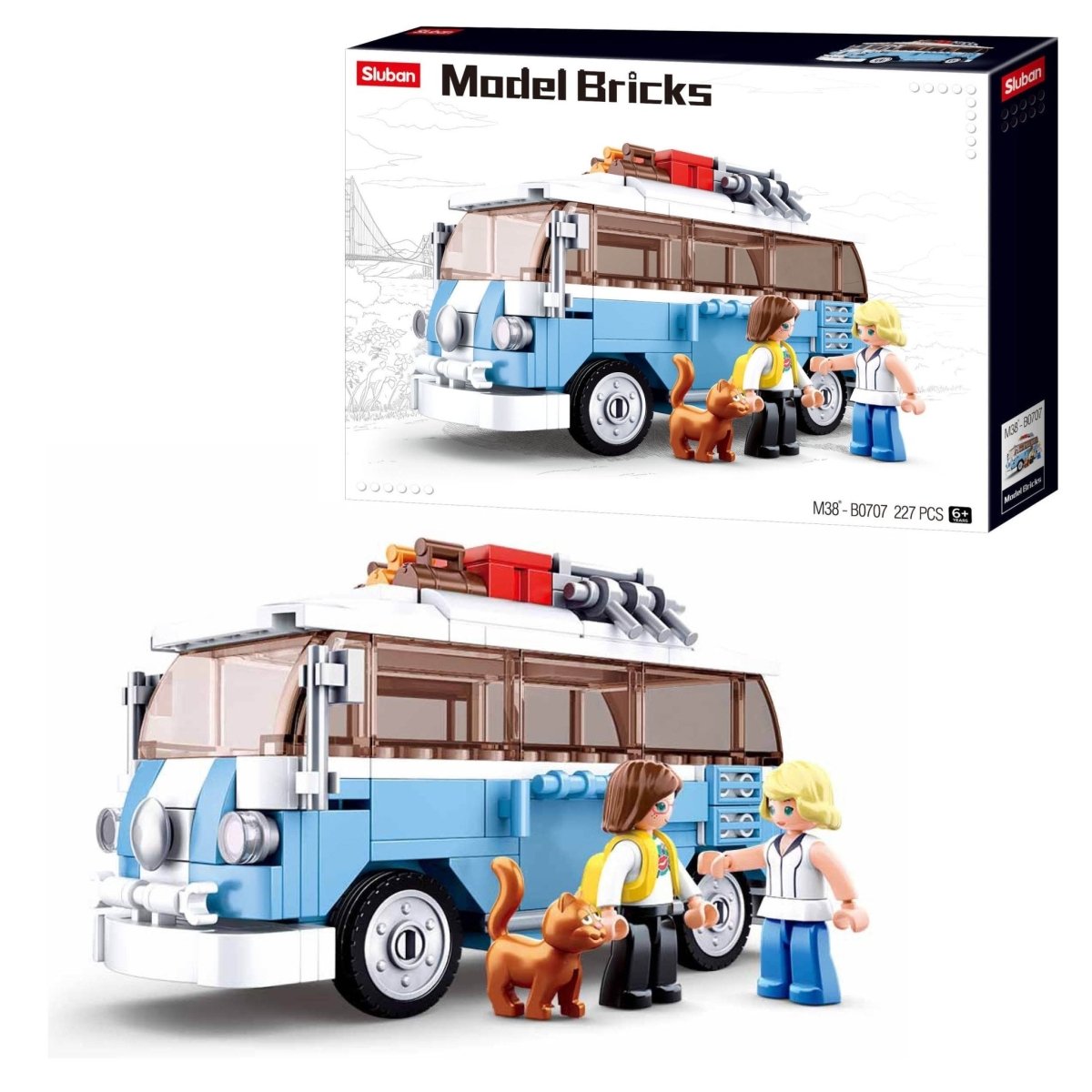 Sluban T1 Car Block Toy Set - M38-B0707