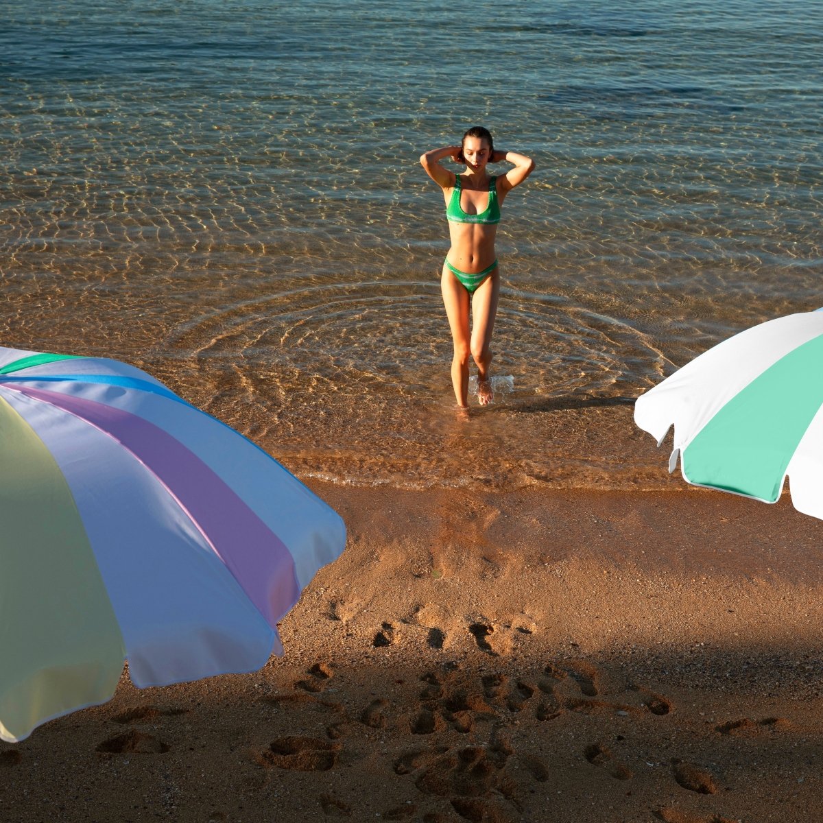 SUNNYLiFE Beach Umbrella Utopia Multicolor - S31UMBUT