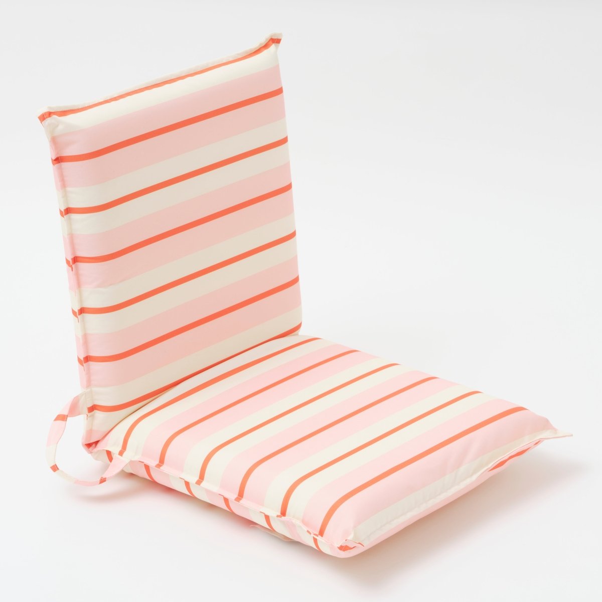 SUNNYLiFE Folding Seat Summer Stripe Strawberry Sorbet - S3DFOLTS
