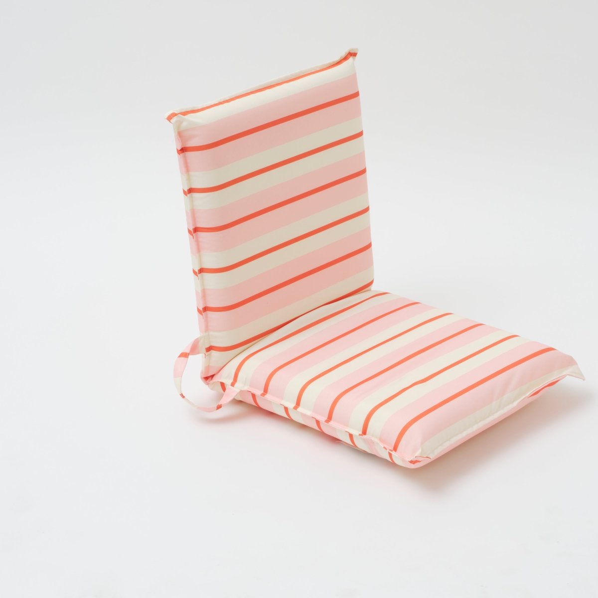 SUNNYLiFE Folding Seat Summer Stripe Strawberry Sorbet - S3DFOLTS