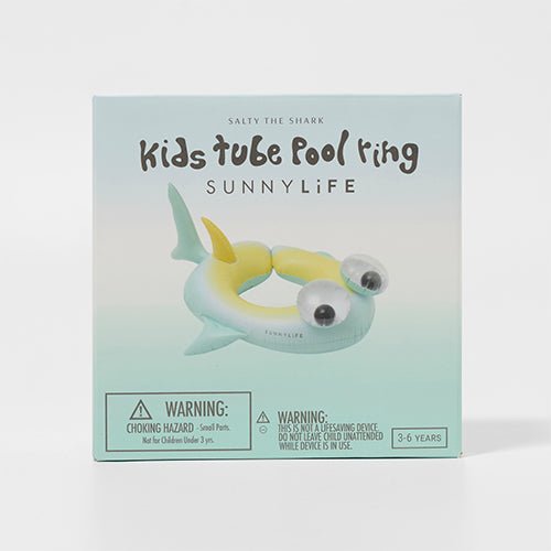 SUNNYLiFE Kids Pool Ring Salty the Shark Multi - S41PRSRK