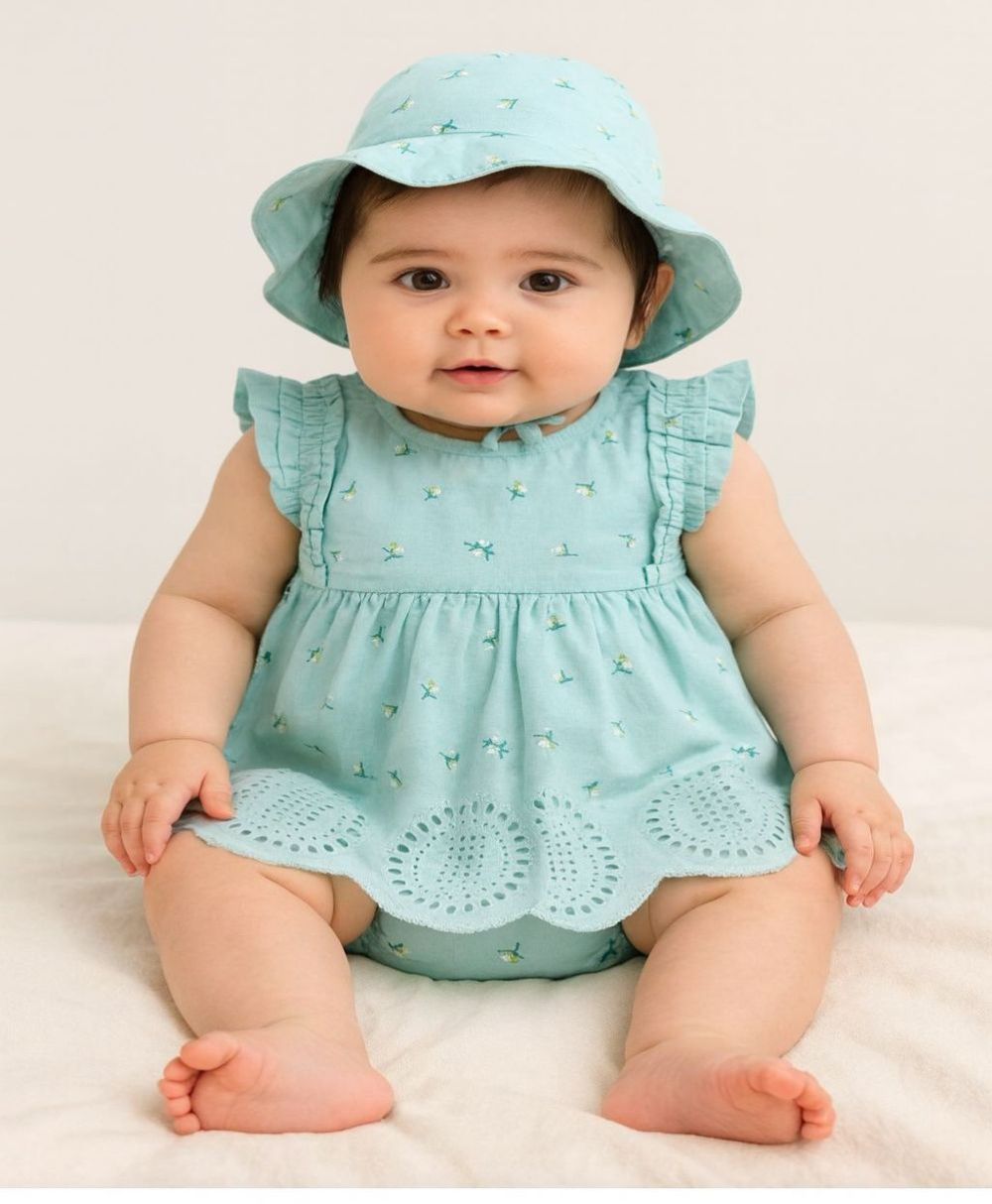 Sweetlime Bluebell Fairy Dress Set - Organic Cotton
