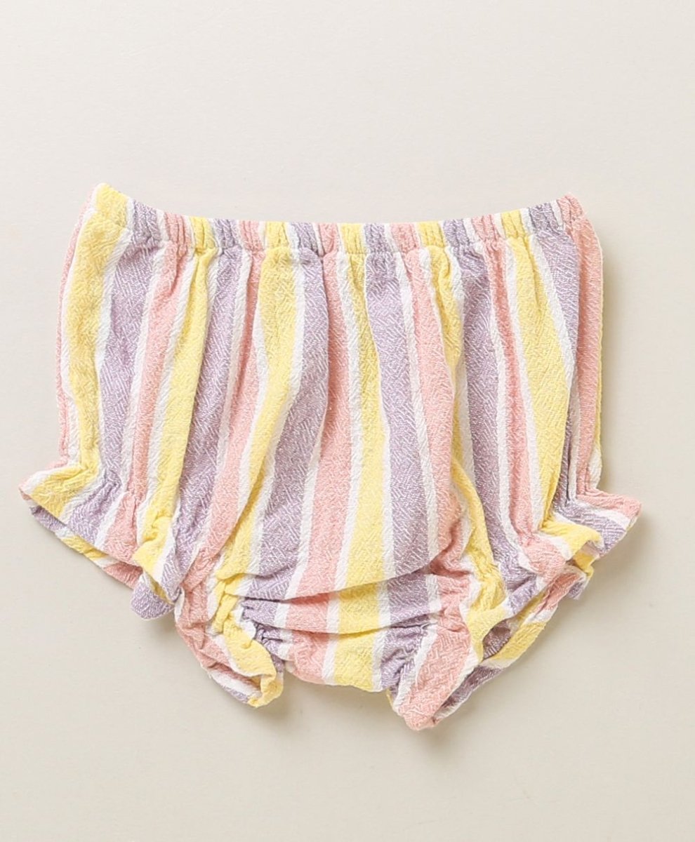Sweetlime By As Multicoloured Striped Blouse with a Bloomer - SLG-Co-ord-01006_9-12M