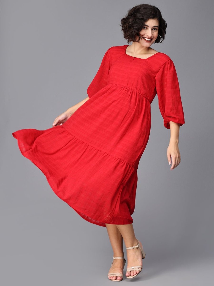 The Impossible Maternity and Nursing Maxi Tier Dress - DRS-SD-RETR-S