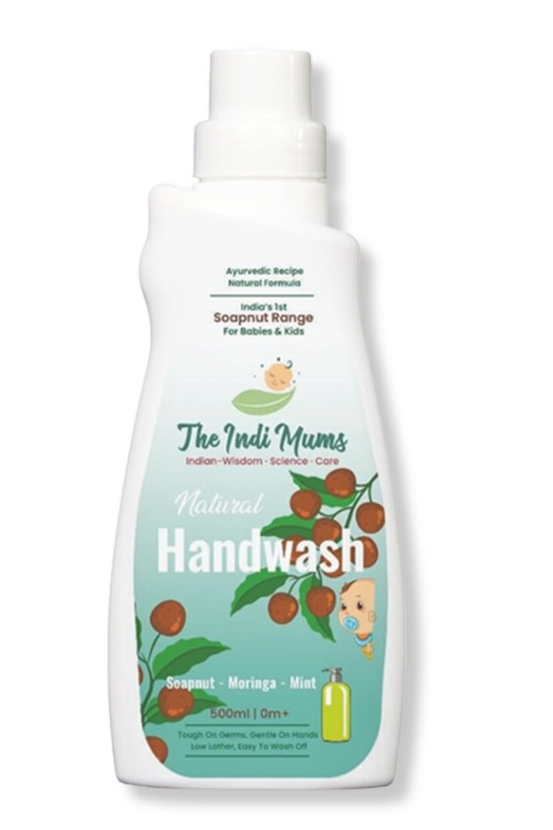 The Indi Mums Natural Handwash For Baby & Kids- AntiBacterial & Toxin Free - BD04_HW2