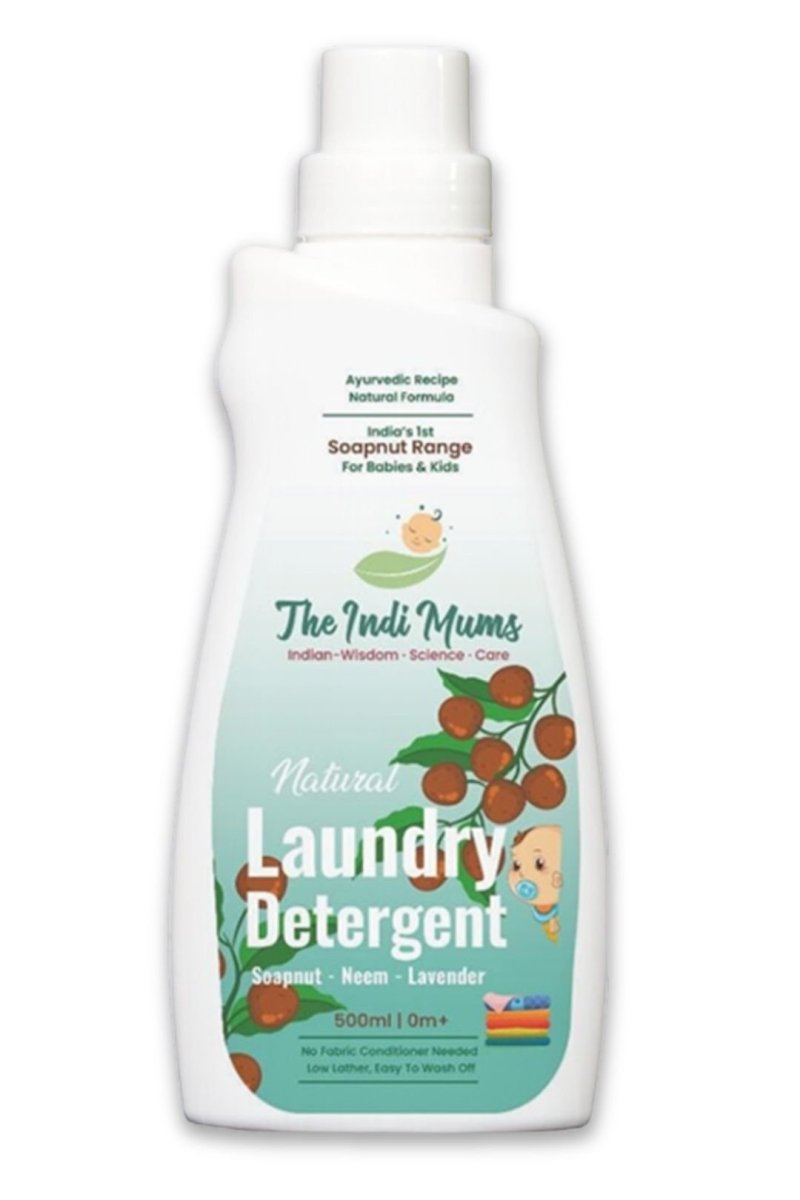 The Indi Mums Natural Baby Laundry Detergent Liquid- Antibacterial & Toxin Free - BD01_LD2