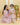 Twinning Combo-Gulaal Floral Print Womens Anarkali Kurta Set With Girls Anarkali Kurta Set - KES2-GLFRWG