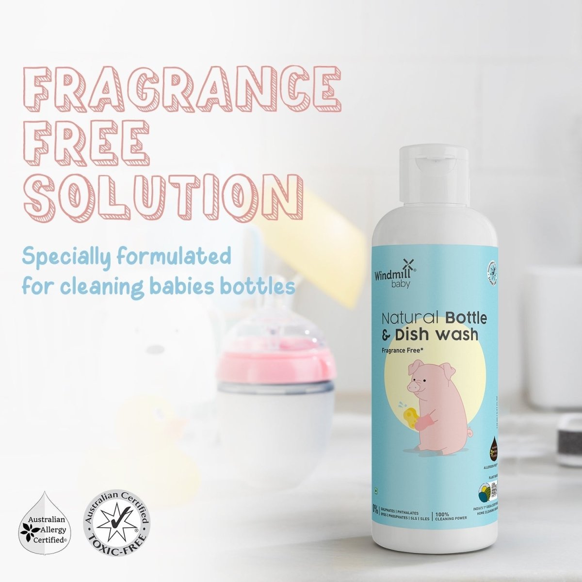 Windmill Baby Natural Cleaning Travel Pack- 300ml - WMB016