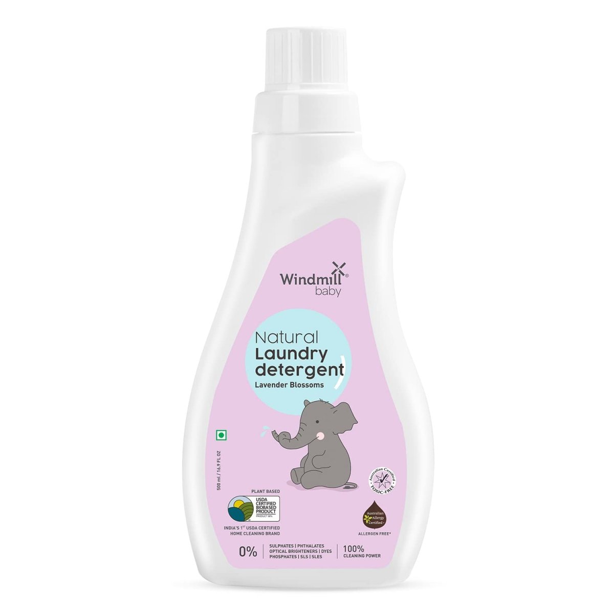 Windmill Baby Natural Laundry Detergent Lavender Blossoms- 500 ml - WMB021