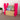 X&Y Cyan Lemon Bunny Organiser - Fluorescent Pink - FG400918P
