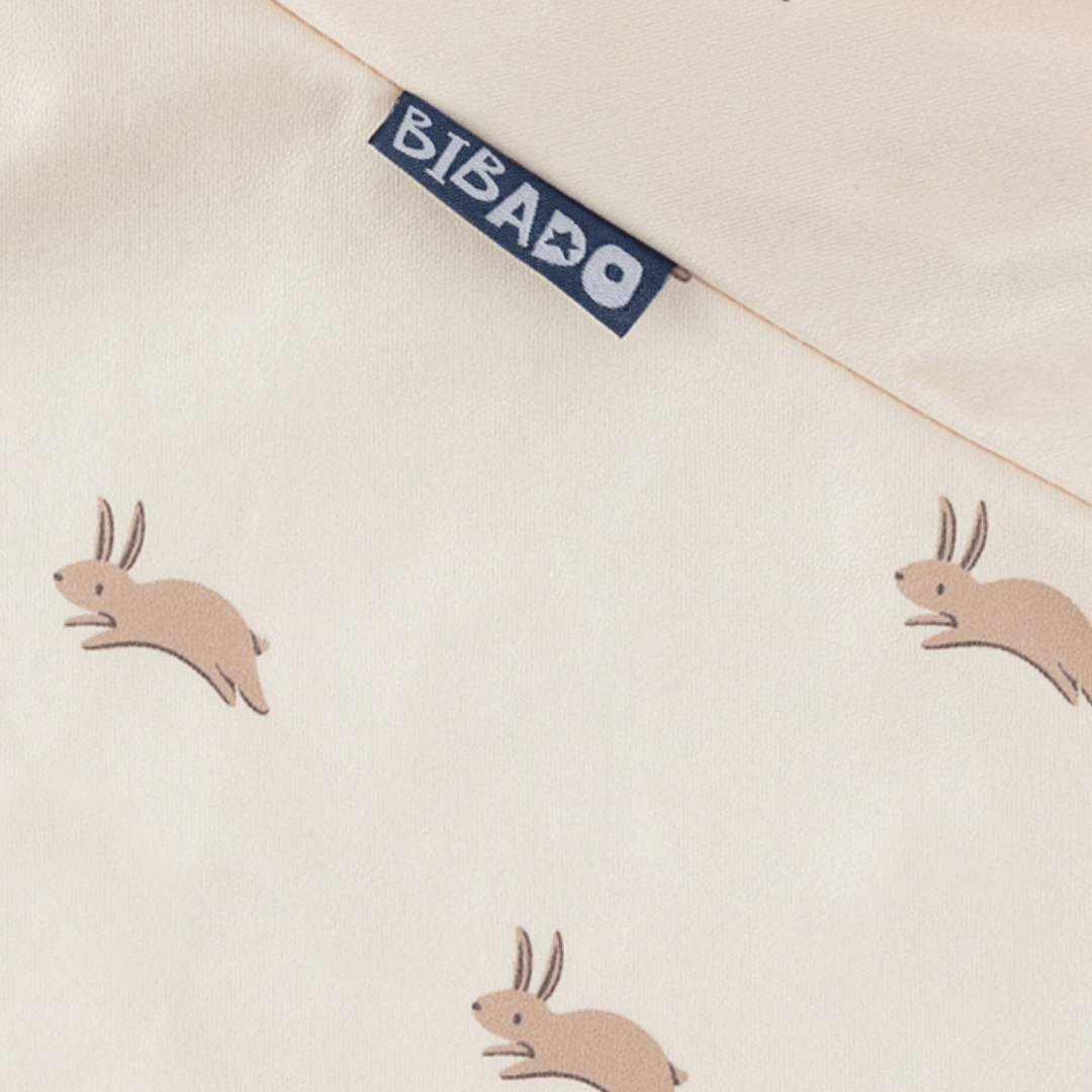 Bibado Long Sleeve Coverall Weaning Bib Happy Hares - BIB107