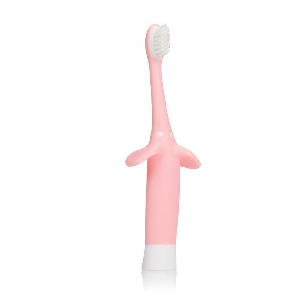 Dr. Browns Infant-to-Toddler Toothbrush- Pink Elephant - DBHG013-P4