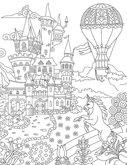 Dreamland Publications Fantasy- Colouring Book for Adults - 9789386671981