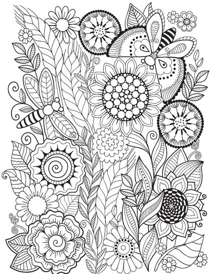 Dreamland Publications Nature- Colouring Book For Adults - 9789387177048