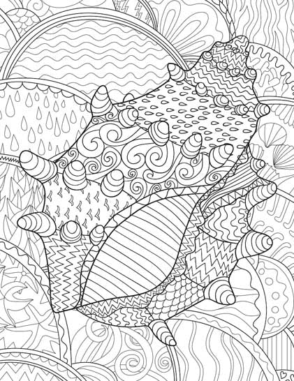 Dreamland Publications Ocean- Colouring Book For Adults - 9789387177055