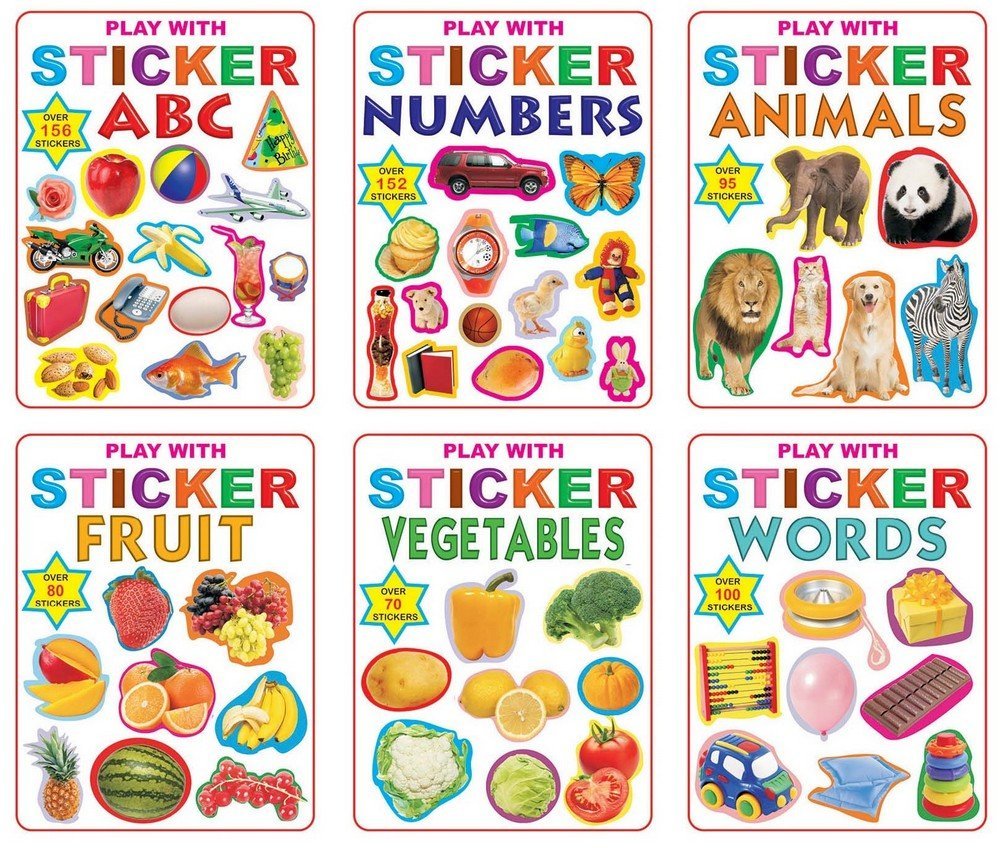Dreamland Publications Sticker Book- Pack (6 titles) - 9788184515978
