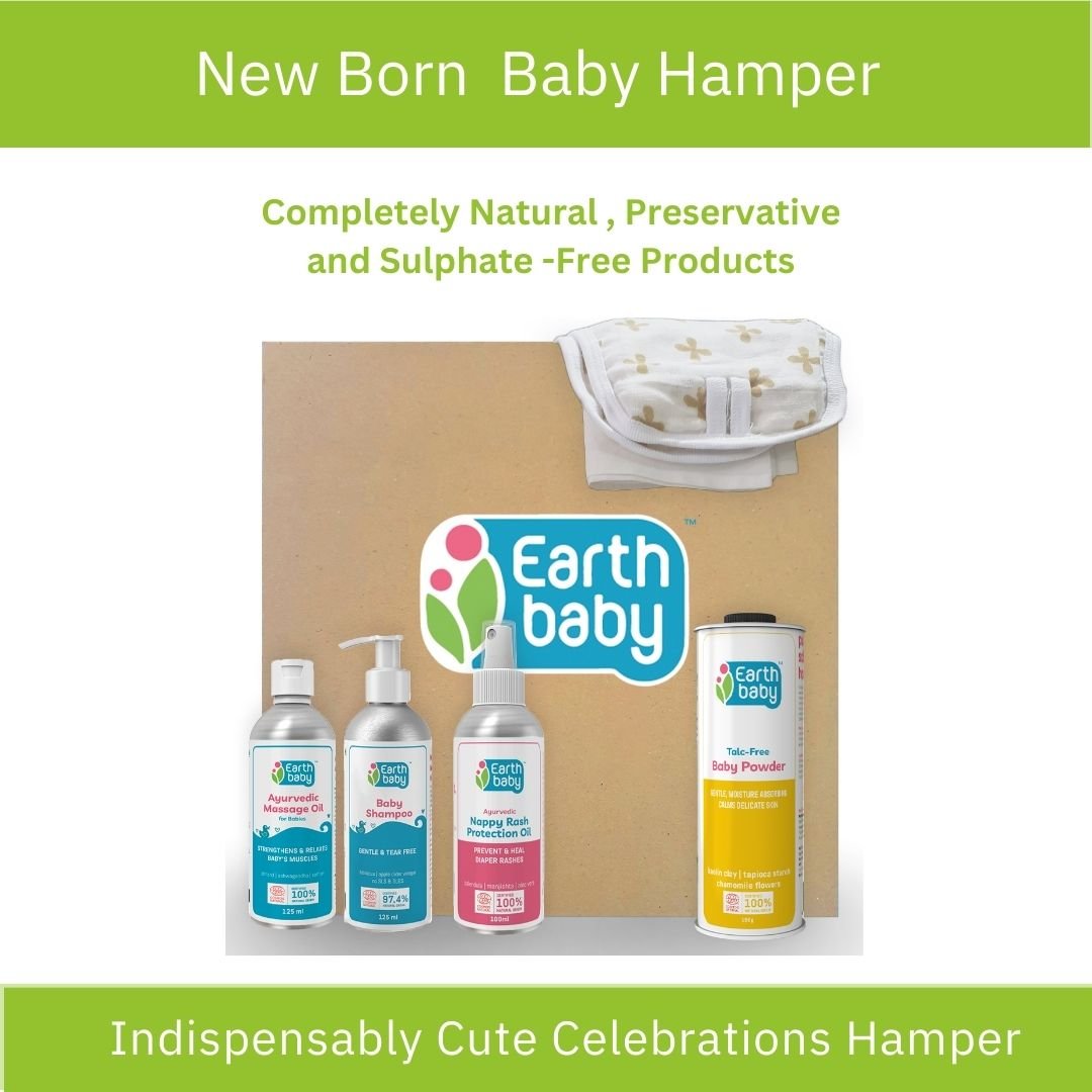 EarthBaby New Born Baby Gift Set for Baby Boy and Girl - 5-1004