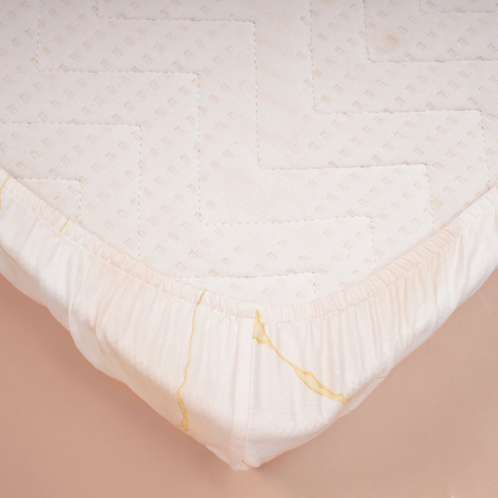 Fancy Fluff Organic Cot Fitted Sheet- Day Dream - FF-DM-FBS-02