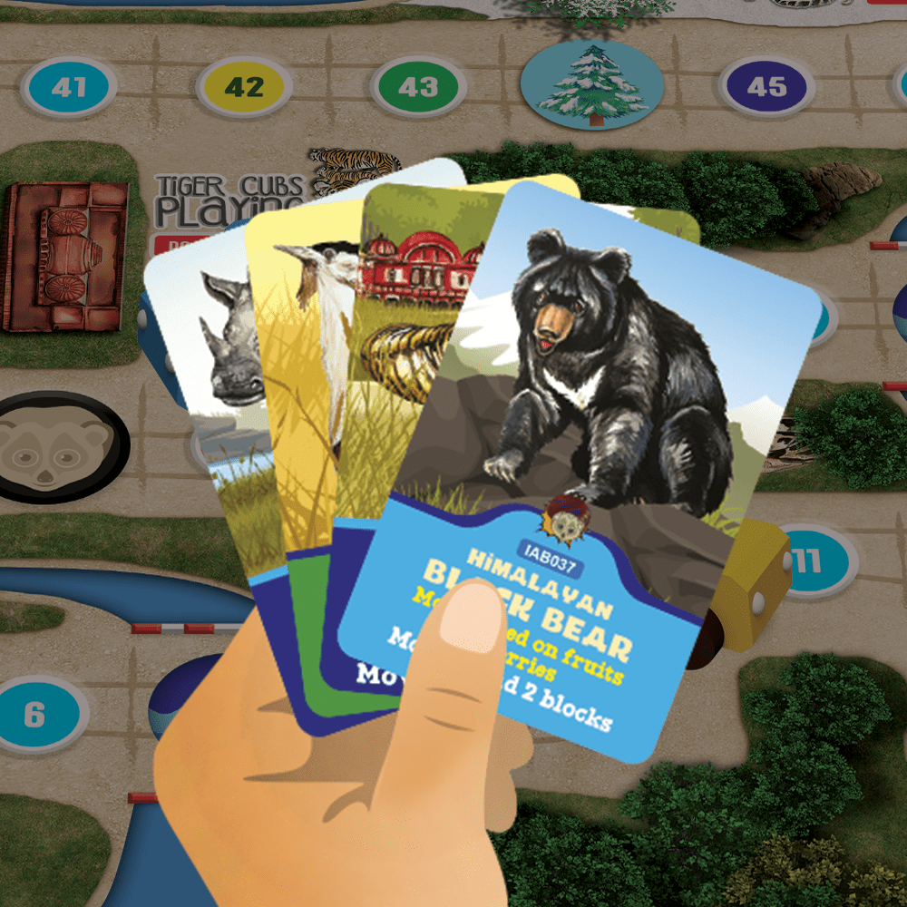 Kaadoo Animal Buddy Indian Jungle Play & Learn Kids Board Game - AB-India