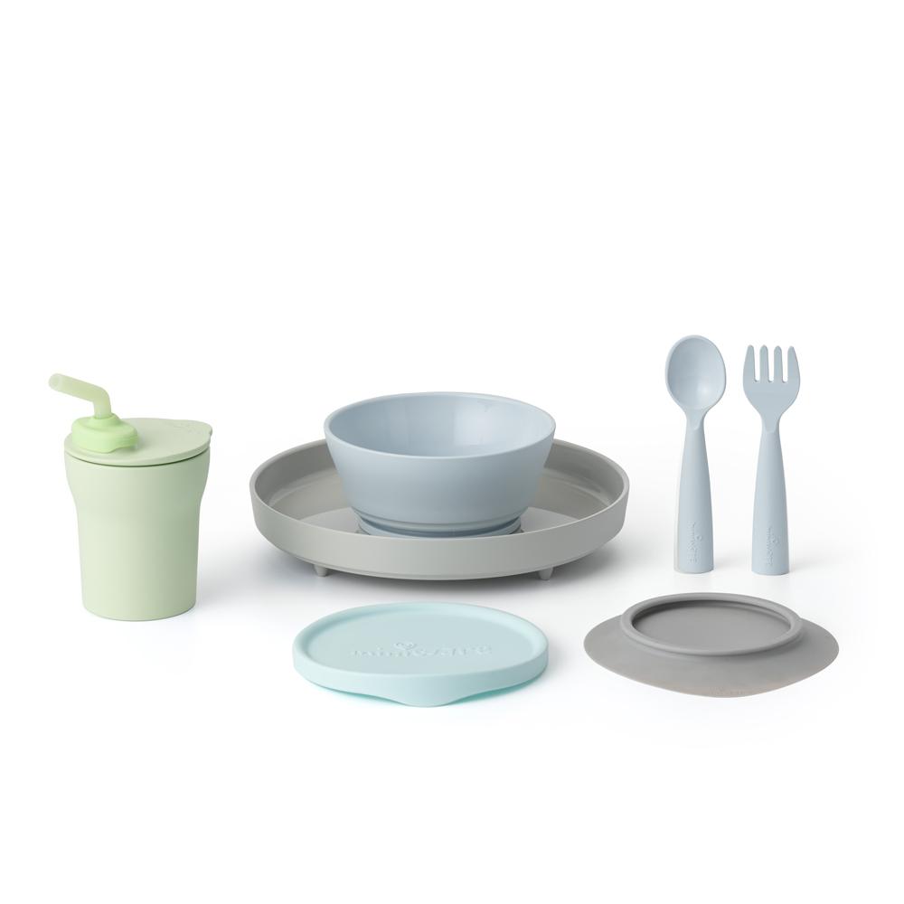 Miniware Little Foodie All-in-one Feeding Set- Little Hipster - MWLFLH