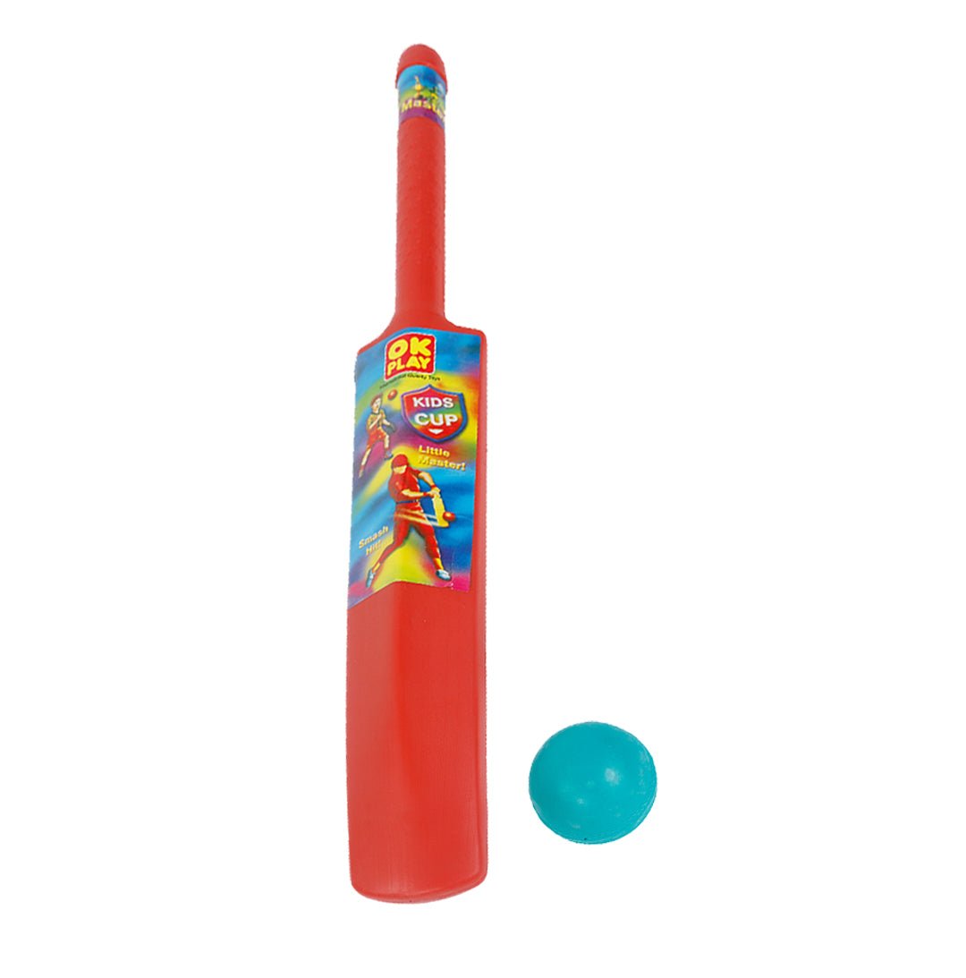 OK Play My First Cricket Set With Stump For Kids- Red - FTFT000158