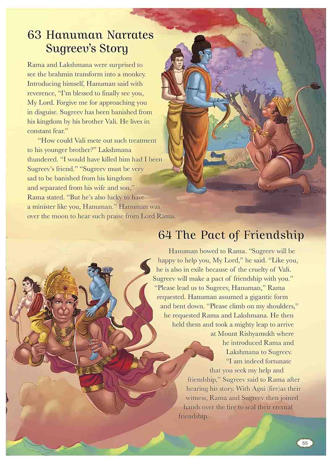 Om Books International 365 Tales of Hanuman - 9789352768639