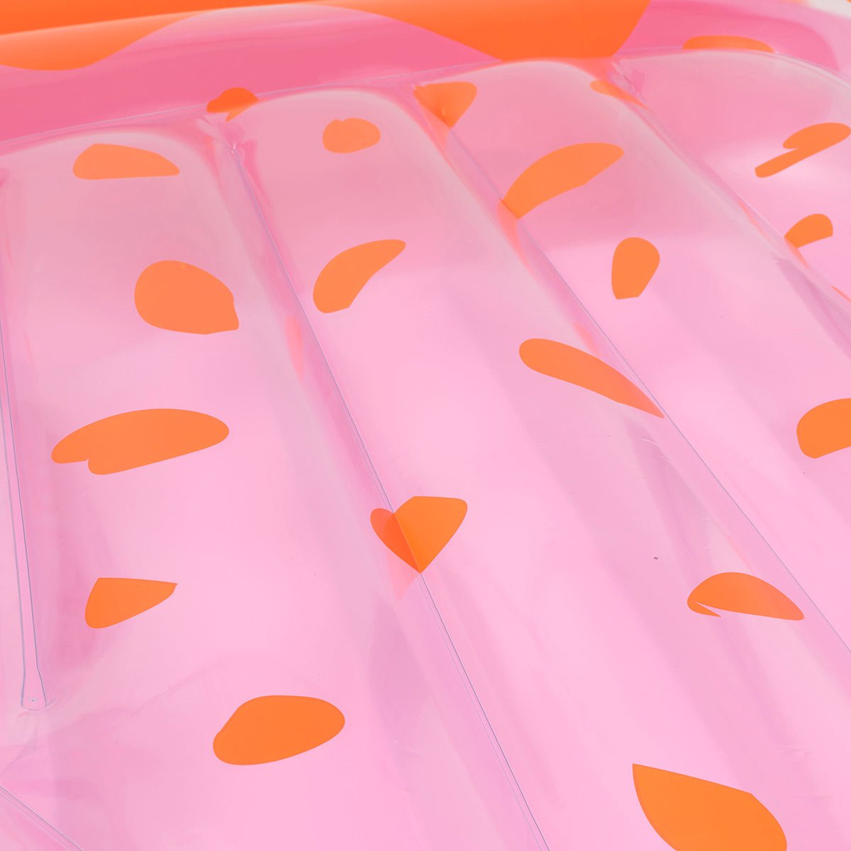 SUNNYLiFE Pink Color Inflatable Luxe Lie-On Float Strawberry Pink Berry - S3LLIESB
