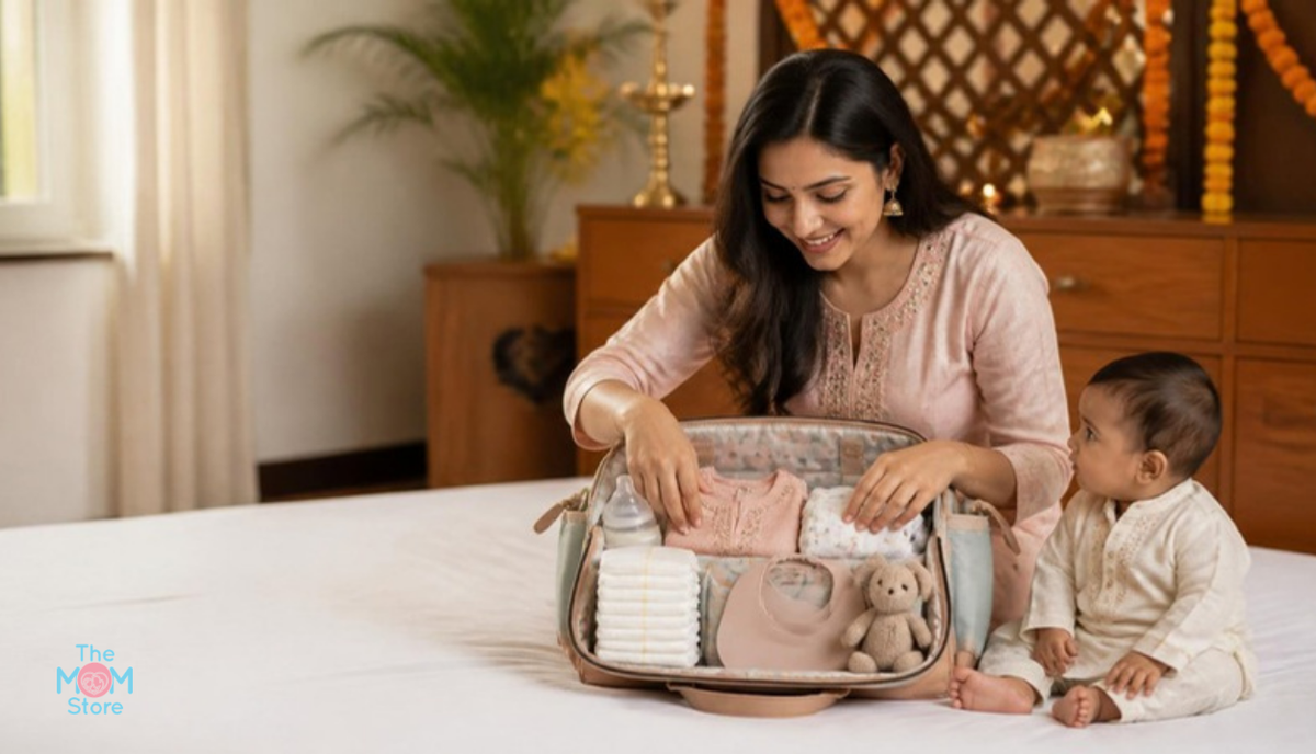 What to Pack for a Festive Visit With a Baby: A No-Stress Checklist for Indian Moms - The Mom Store