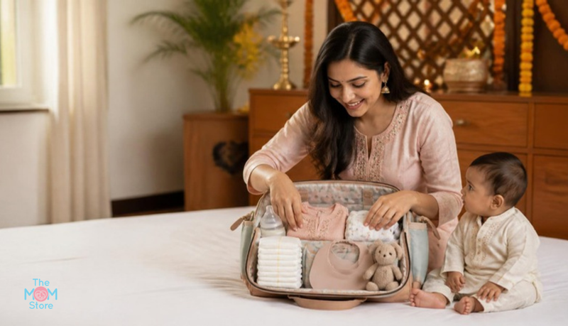 What to Pack for a Festive Visit With a Baby: A No-Stress Checklist for Indian Moms - The Mom Store