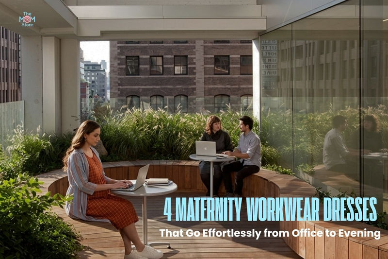 4 Maternity Workwear Dresses That Go Effortlessly from Office to Evening - The Mom Store
