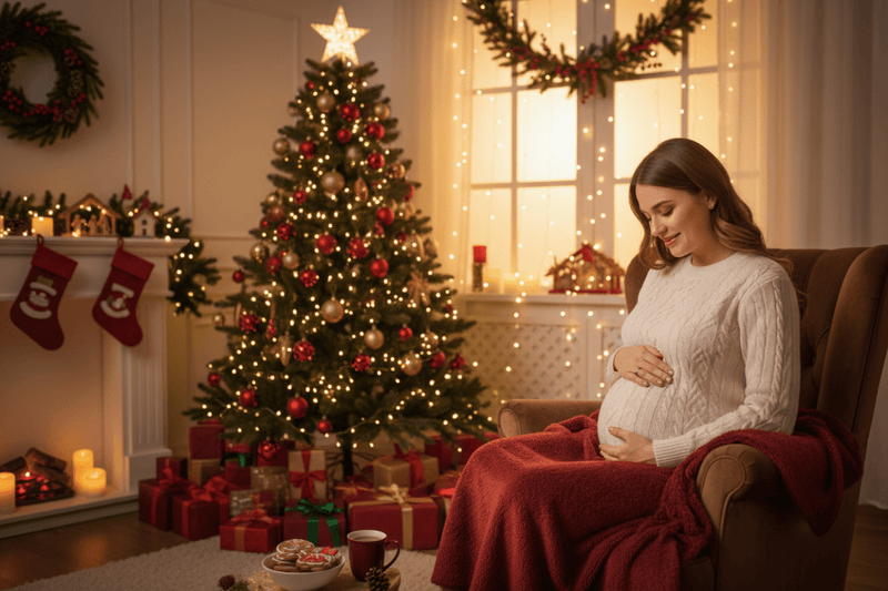 7 Ways to Make Christmas Extra Special When You’re Pregnant - The Mom Store