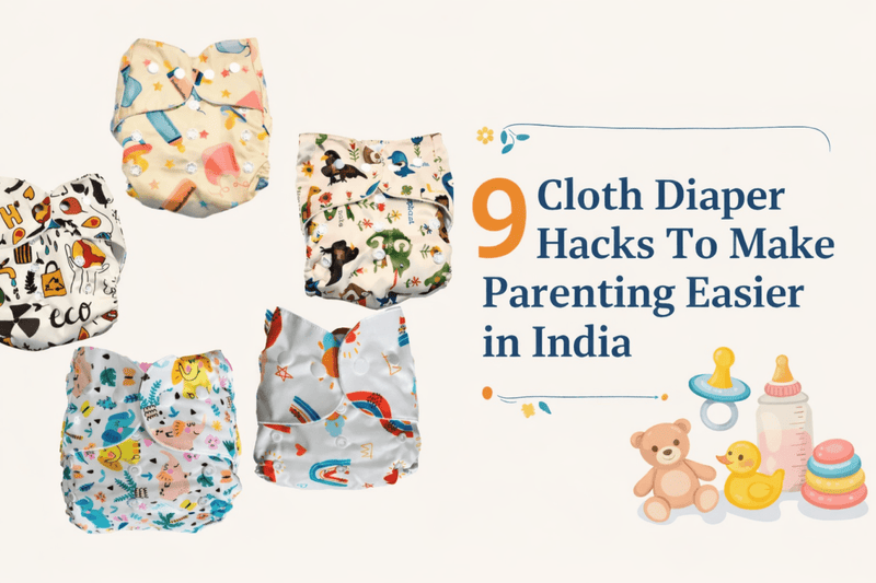 9 Cloth Diaper Hacks to Make Parenting Easier in India - The Mom Store