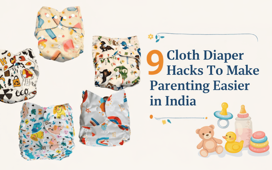 9 Cloth Diaper Hacks to Make Parenting Easier in India - The Mom Store